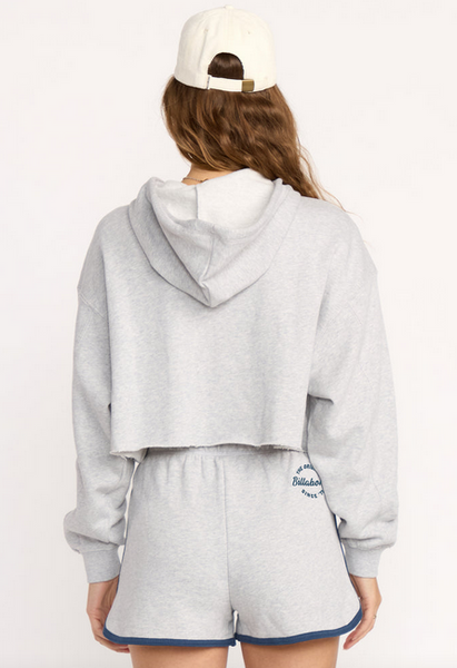 Triple Palms Hoodie - Heather Gray
