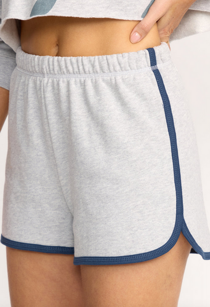 Triple Palms Dolphin Shorts - Heather Gray