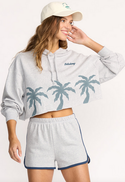 Triple Palms Dolphin Shorts - Heather Gray