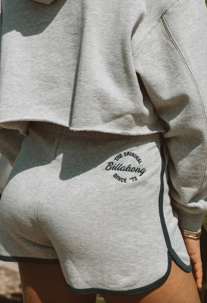 Triple Palms Dolphin Shorts - Heather Gray