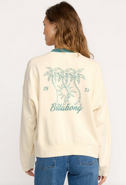 Triple Palms Crewneck Sweatshirt - Whitecap