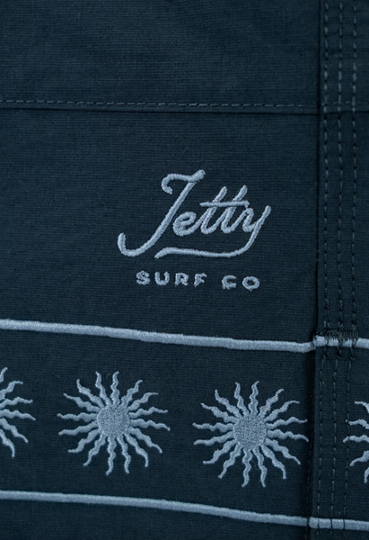 Glendola Embroidered Boardshort - Navy