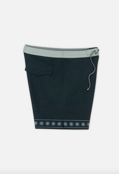 Glendola Embroidered Boardshort - Navy