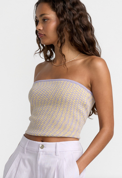 Cece Tube Top - Blue Plum