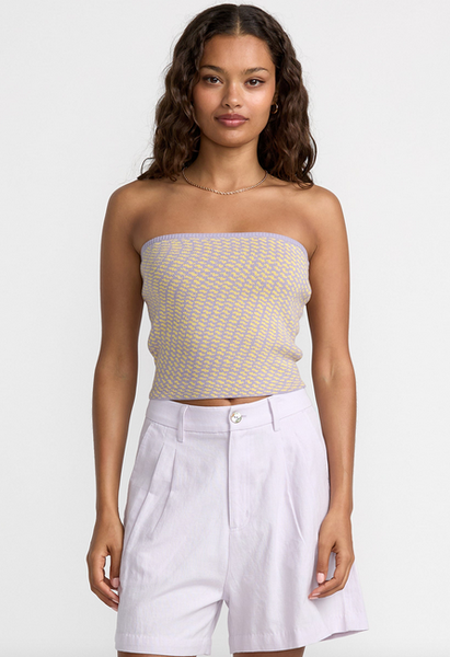 Cece Tube Top - Blue Plum