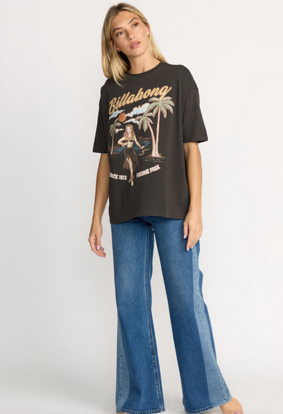 My Sunny Girl Tee - Off Black