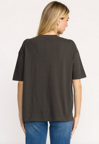 My Sunny Girl Tee - Off Black