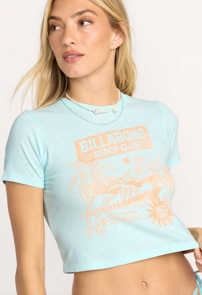 Open Late Tee - Sky Blue
