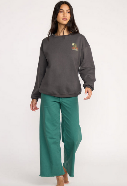 Desert Break Crewneck Sweatshirt - Off Black