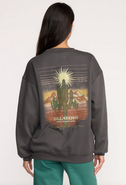 Desert Break Crewneck Sweatshirt - Off Black