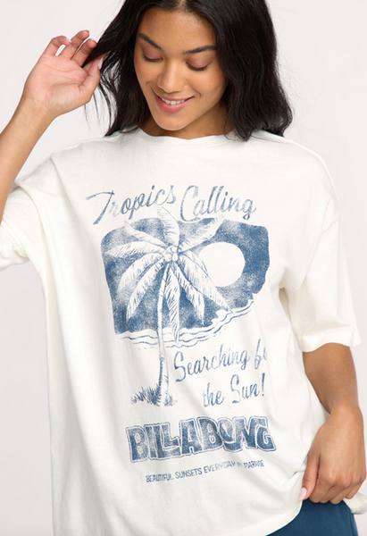 This Sunny Time Tee - Salt Crystal