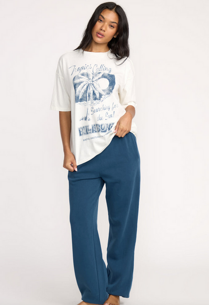 This Sunny Time Tee - Salt Crystal