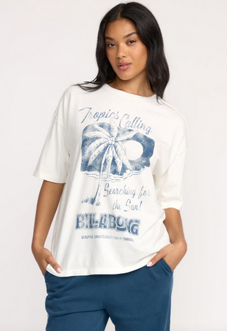This Sunny Time Tee - Salt Crystal