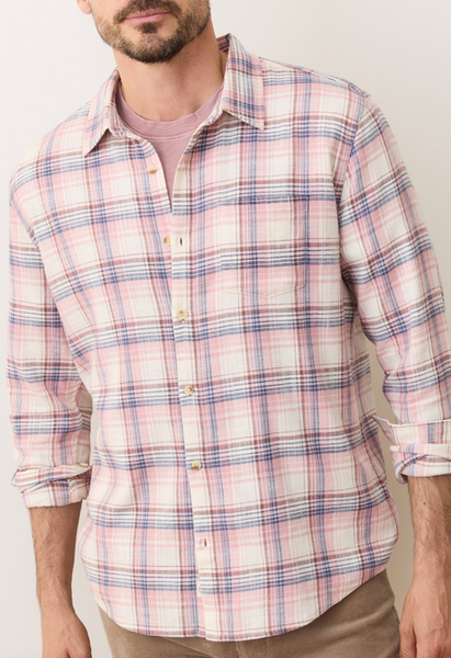 Classic Stretch Selvage Shirt - Warm Multi Plaid