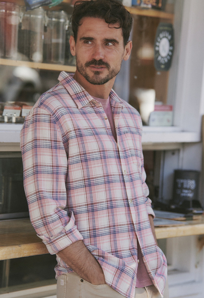 Classic Stretch Selvage Shirt - Warm Multi Plaid