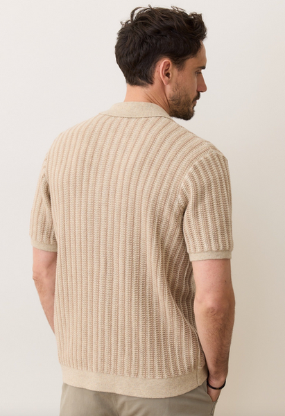 Graham Sweater Button Down - Taupe