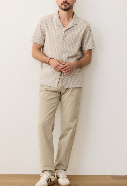 Landon Checkered Resort Shirt - Caribou