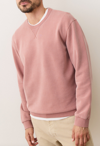 Relaxed Cloud 9 Fleece Crewneck - Ash Rose