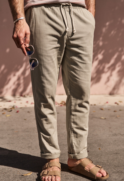 Saturday Stretch Beach Pant - Faded Vetiver