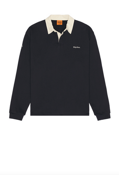 Vintage Rugby Ls Polo - Indigo