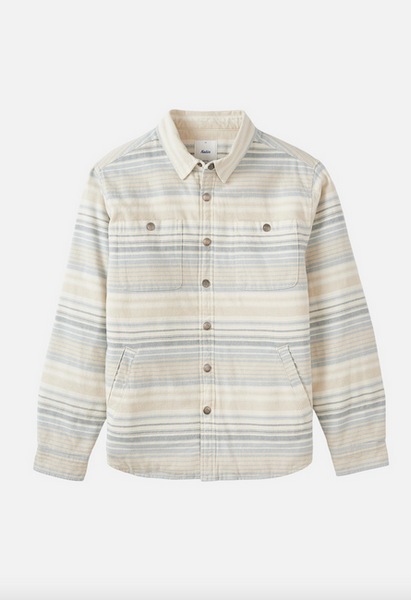 Harold Stripe Jacket - Dusty Blue