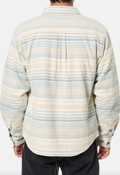 Harold Stripe Jacket - Dusty Blue