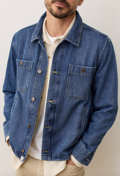 Patrick Denim Overshirt - Dark Wash