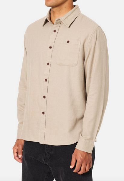 Twiller Flannel - Vintage Khaki