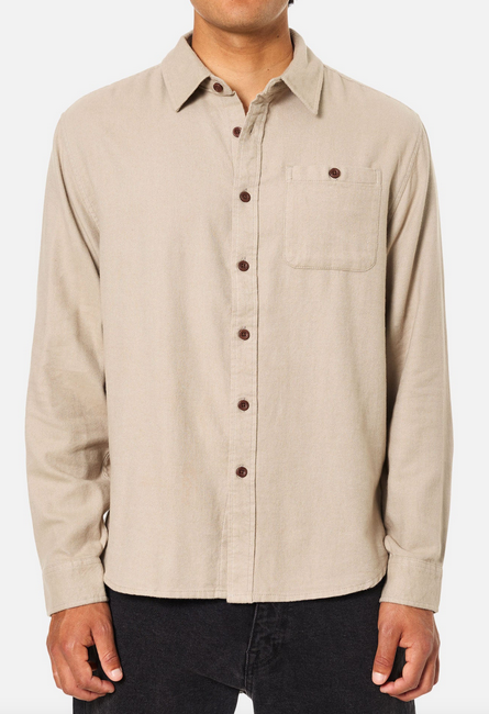 Twiller Flannel - Vintage Khaki