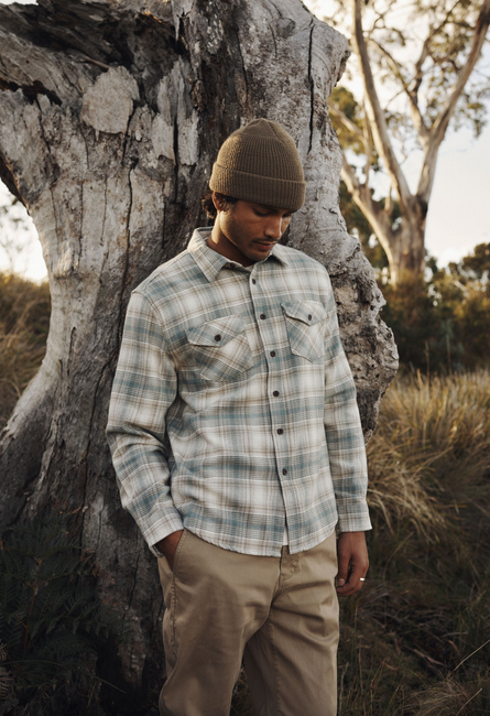 Sierra Flannel - Atlantic Green