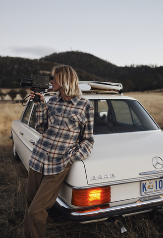Sierra Flannel - Dusty Blue