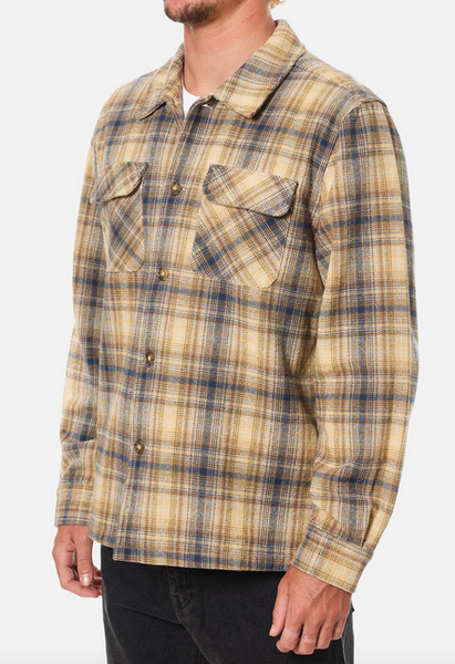 Shiloh Flannel - Dark Blue