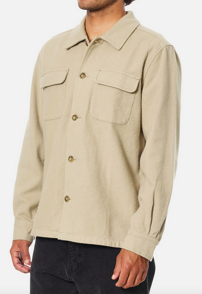 Shiloh Flannel - Vintage Khaki