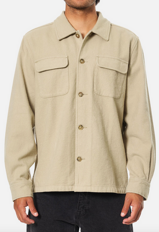 Shiloh Flannel - Vintage Khaki