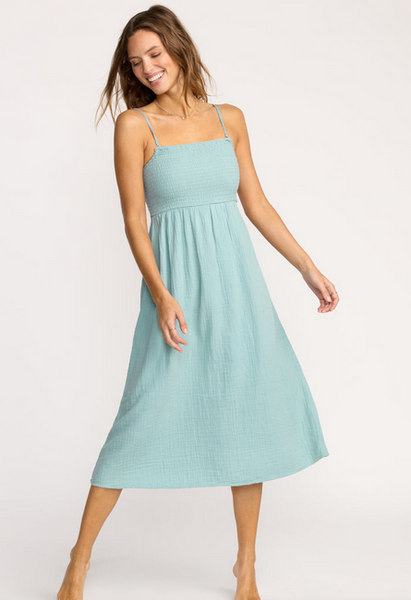 Off The Coast Dress - Blue Fog