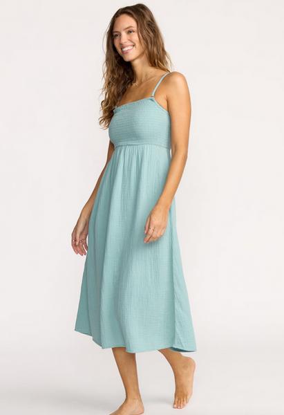 Off The Coast Dress - Blue Fog