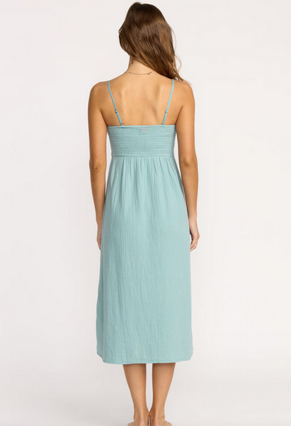 Off The Coast Dress - Blue Fog