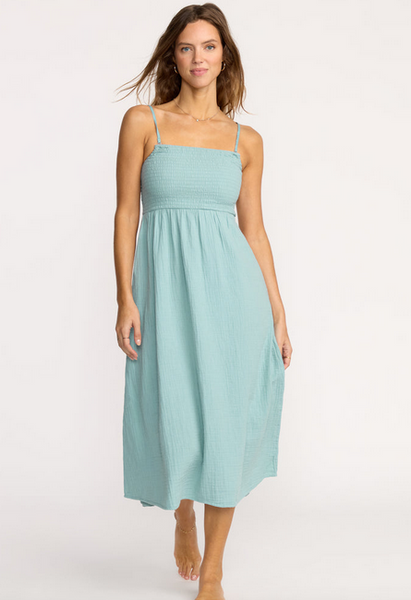 Off The Coast Dress - Blue Fog