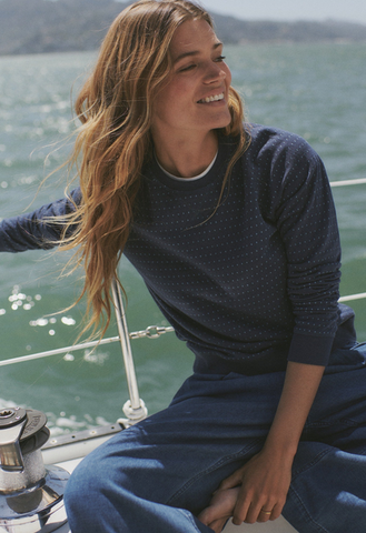 Juno Reversible Raglan - Moonlit Blue