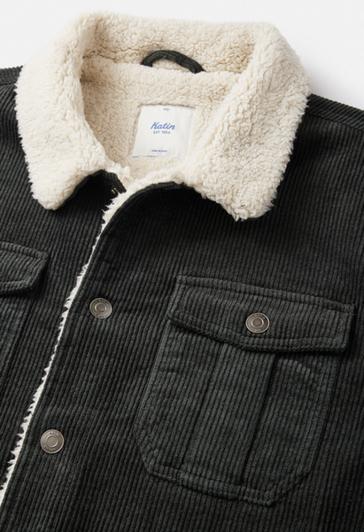 Harris Corduroy Jacket - Black Wash