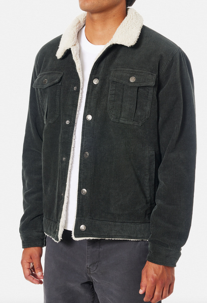 Harris Corduroy Jacket - Black Wash