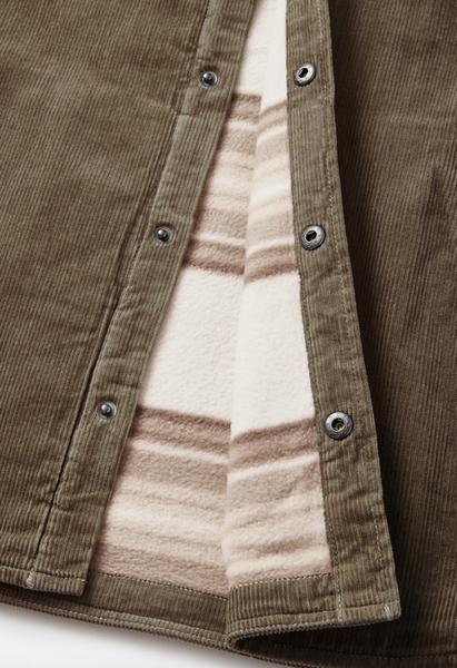 Harold Corduroy Jacket - Gray Rock