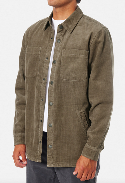 Harold Corduroy Jacket - Gray Rock
