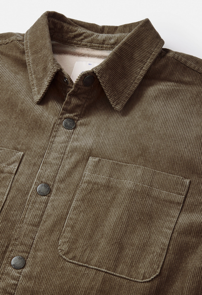 Harold Corduroy Jacket - Gray Rock