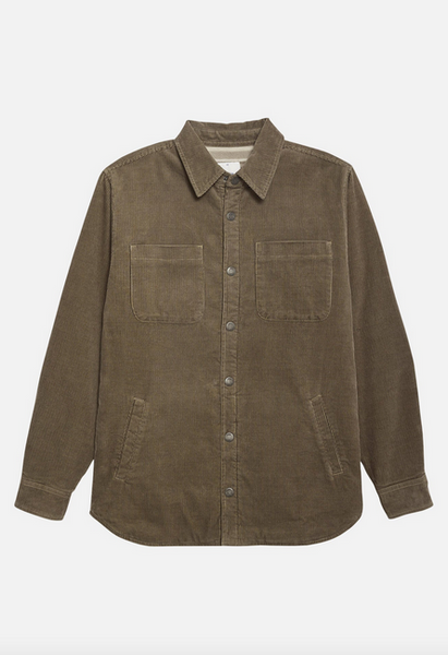 Harold Corduroy Jacket - Gray Rock