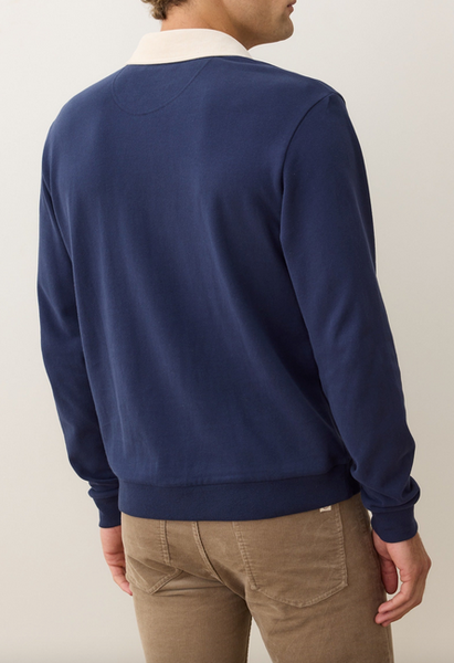 Sueded Rugby Polo - Mood Indigo