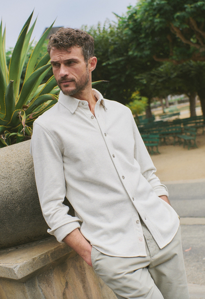 Pacifica Stretch Shirt - Oatmeal Heather