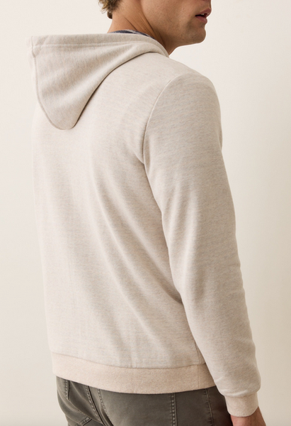 Cloud 9 Fleece Full Zip Hoodie - Oatmeal Stripe