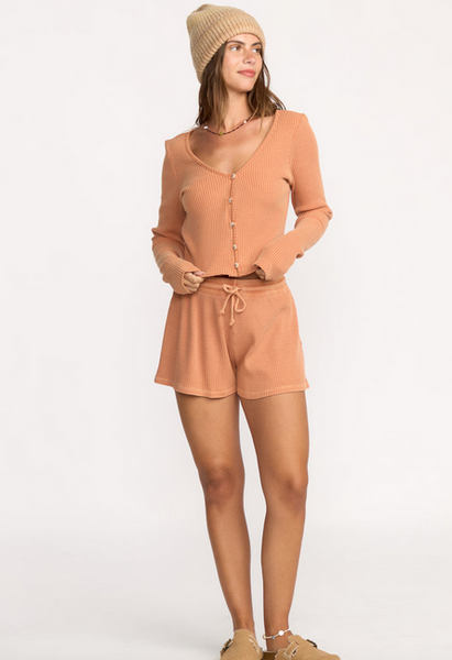 Paxton Long Sleeve Top - Sunburnt