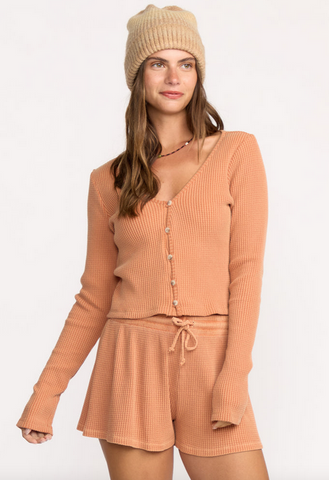 Paxton Long Sleeve Top - Sunburnt
